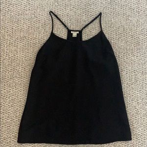 J Crew Black Top